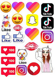 Вафельна картинка "Инстаграмм" - 19