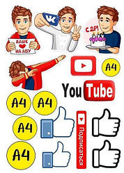 Вафельна картинка "Инстаграмм" - 20