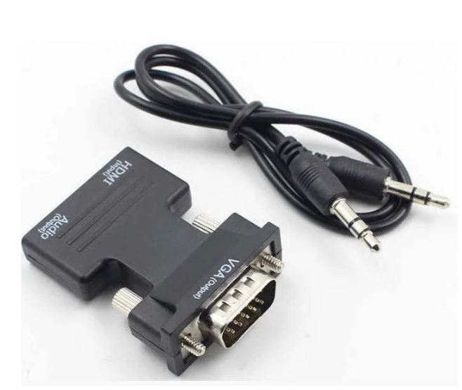 Конвертер перехідник MZH HDMI - VGA AUX / 6737, фото 1