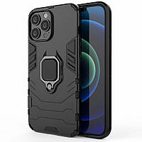 Защитный чехол Deexe Hybrid Case для Apple iPhone 13 Pro Max - Black