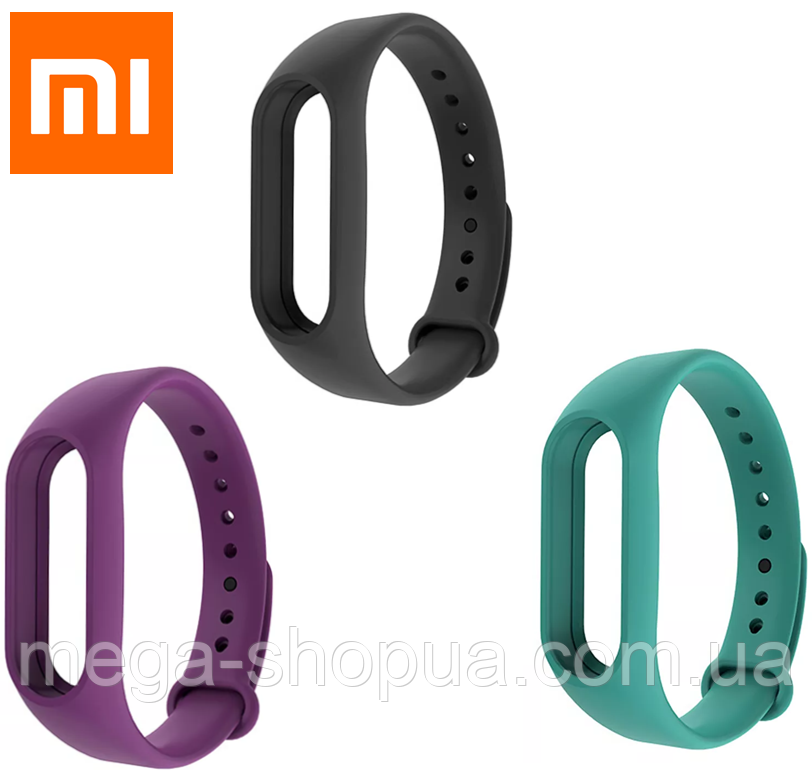 Силіконові ремінці 3 шт. для фітнес-браслета трекера Xiaomi Mi Band M2 Set 3-6, фото 1