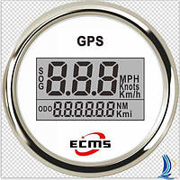 GPS cпидометр ECMS PLG2-WS-GPS с компасом белый