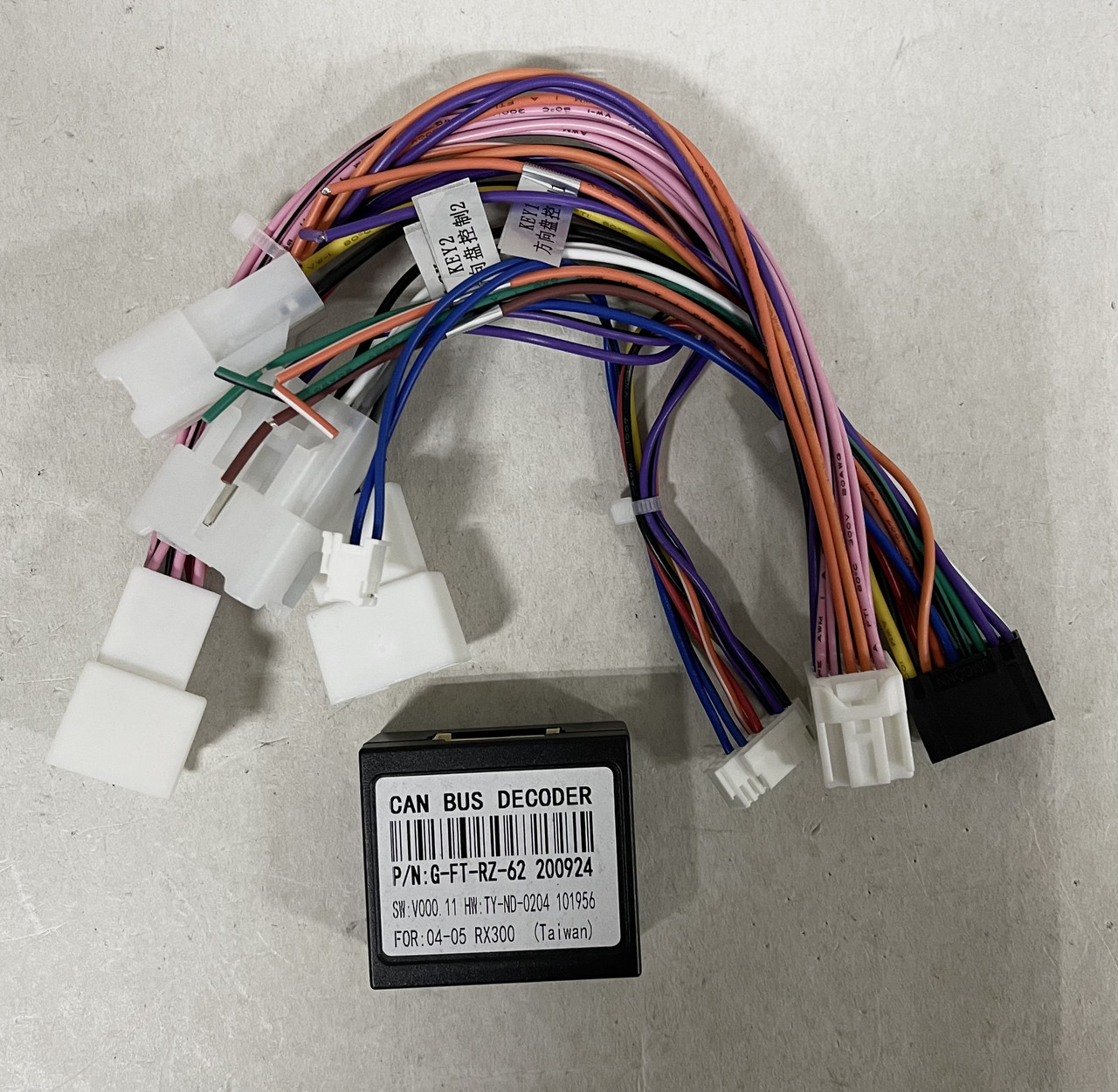 Can Bus адаптер Raise Soft G-FT-RZ-62 Lexus RX 300/350 после 2004 ...