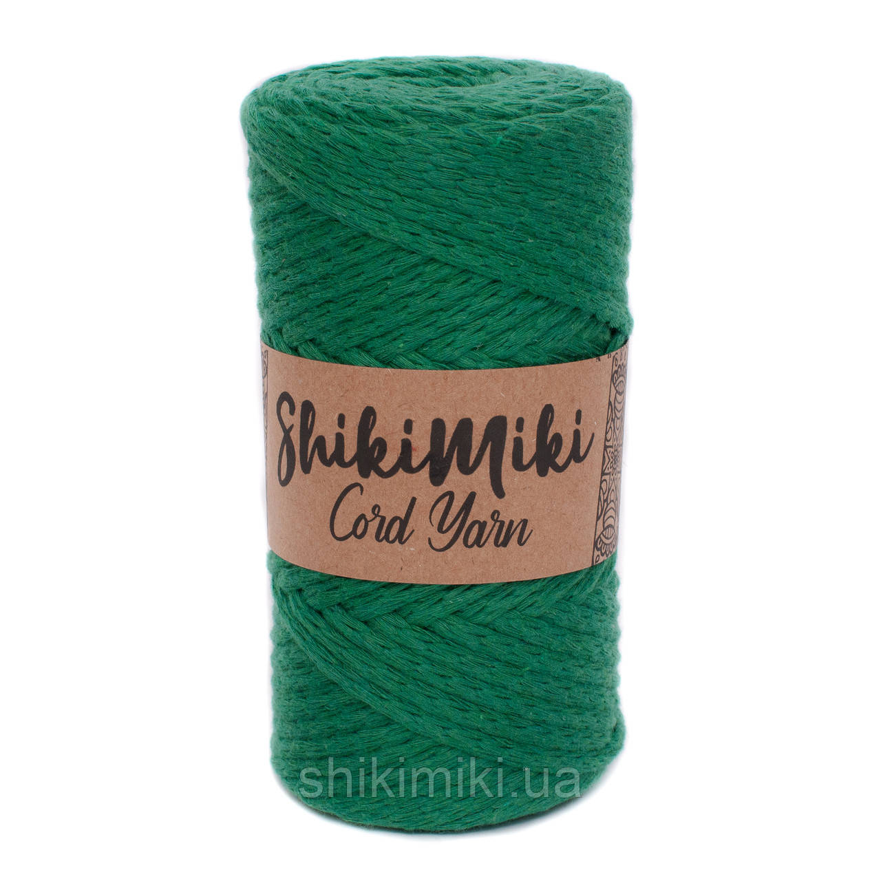 Еко шнур Shikimiki Cord Yarn 4 mm, колір Трава