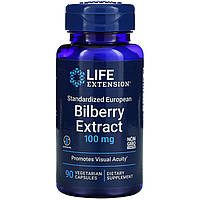 Экстракт черники Life Extension "Standardized European Bilberry Extract" 100 мг (90 капсул)