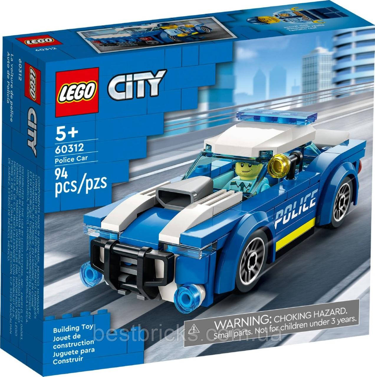 Lego City Поліцейська машина 60312