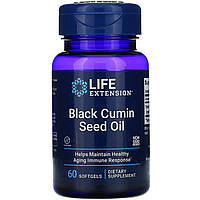 Масло семян черного тмина Life Extension "Black Cumin Seed Oil" 500 мг (60 гелевых капсул)