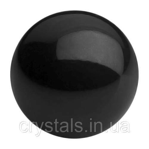Перли Preciosa (Чехія) під натуральні камені 10 мм Magiс Black, фото 1