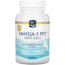 Риб'ячий жир для собак Nordic Naturals "Omega-3 Pet" 315 мг (90 гелевих капсул)