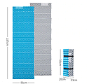 Килимок складний IXPE Naturehike Thickened NH20FCD07, алюмінієва плівка, 25 мм, блакитний, фото 2