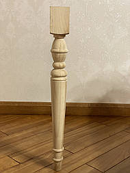 Меблеві ніжки і опори дерев'яні для столу H.730 D.80 / Високі - 9.1