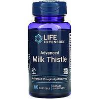 Расторопша (молочный чертополох) Life Extension "Advanced Milk Thistle" 920 мг (60 гелевых капсул)