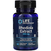 Экстракт родиолы розовой Life Extension "Rhodiola Extract" 250 мг (60 капсул)