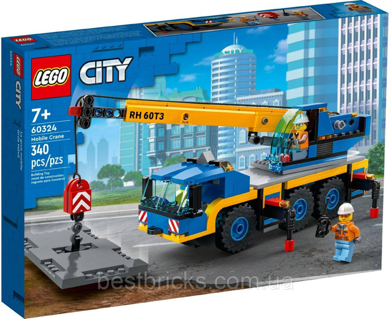 Lego City Мобільний кран 60324, фото 1
