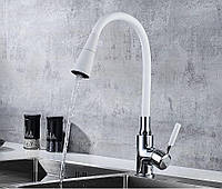 Кухонний змішувач Lamber 4055W із силіконовим виливом у різних кольорах