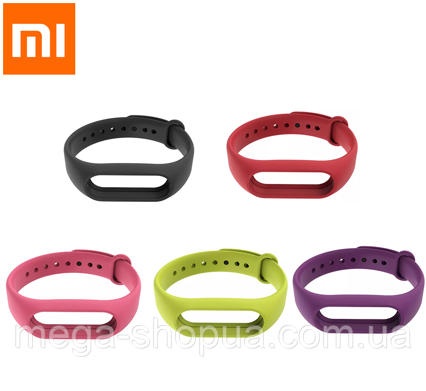 Силіконові ремінці 5 шт. для фітнес-браслета трекера Xiaomi Mi Band M2 Set 5-2