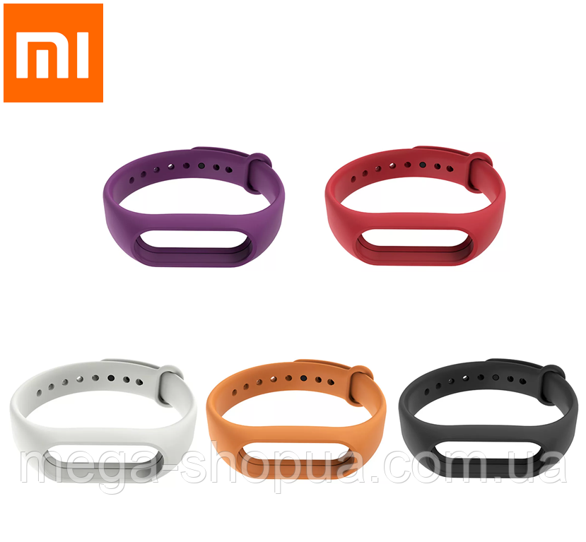 Силіконові ремінці 5 шт. для фітнес-браслета трекера Xiaomi Mi Band M2 Set 5-5