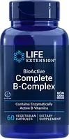 Биоактивный комплекс витаминов группы B (BioActive Complete B-Complex) Life Extension 60 вегетарианских капсул