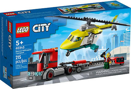 Lego City Вантажівка для рятувального вертольота 60343