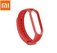 Силиконовый ремешок для фитнес браслета трекера Xiaomi Mi Band M3 Красный