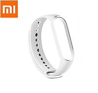 Силиконовый ремешок для фитнес браслета трекера Xiaomi Mi Band M3 Белый