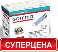 Тест-полоски для Гамма мс Gamma ms гамма мини gamma mini 50шт Срок 08.2024