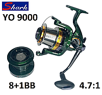 Катушка Shark YO 9000 8+1BB (карповая, серфовая, морская)