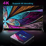 Смарт-ТВ-приставка H96 Max 4gb/64gb Андроїд 11 Ultra HD SmartTV Android TV box + пульт Air Mouse G20, фото 9