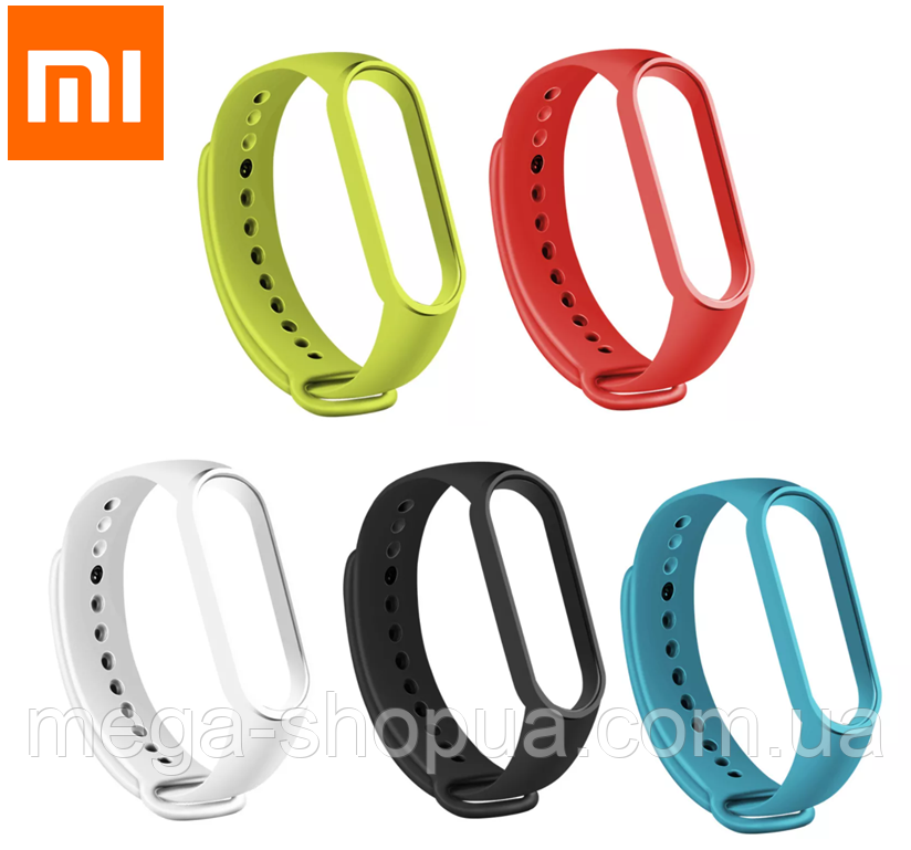 Силіконові ремінці 5 шт. для фітнес-браслета трекера Xiaomi Mi Band M3 Set 5-3