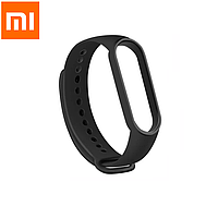 Силиконовый ремешок для фитнес браслета трекера Xiaomi Mi Band M4 Черный