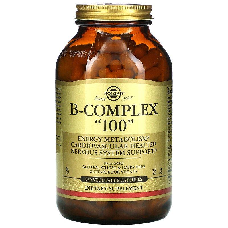 Solgar B-Complex "100" 250 капсул