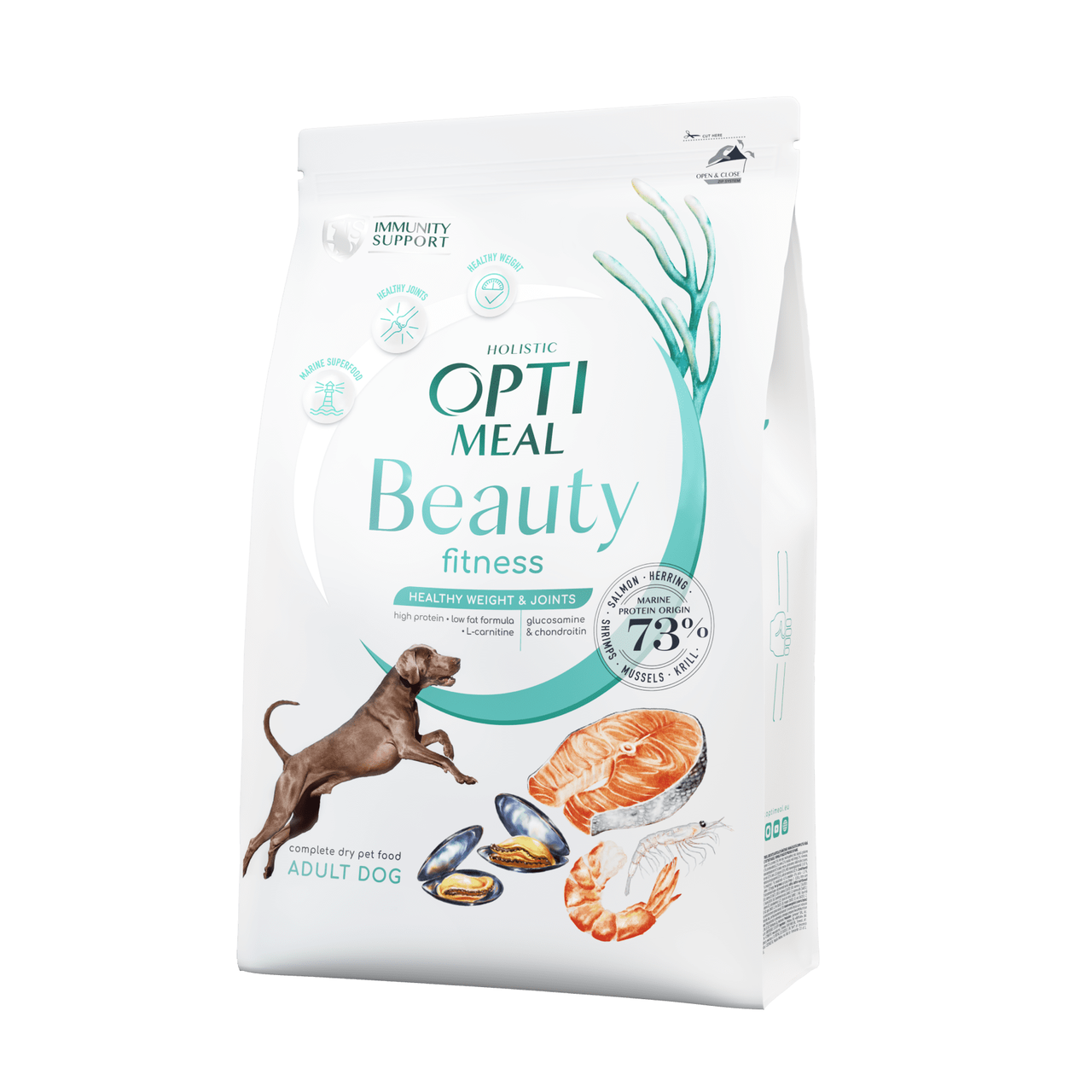 Optimeal Dog Beauty Fitness для собак підтримки здоров'я суглобів 1.5 кг