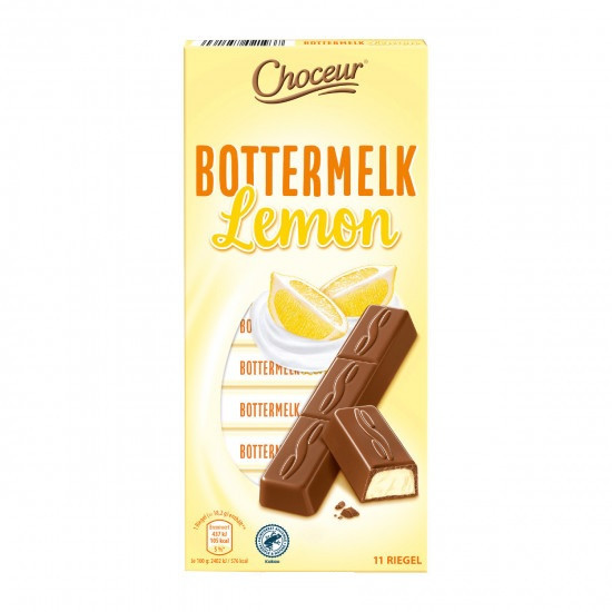 Шоколад Молочний Choceur Bottermelk Lemon Молочно-Лимонна Начинка 200 г Німеччина