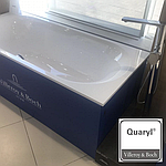 Кварилова ванна 180x80 з ніжками та сифоном Villeroy&Boch Oberon 2.0, фото 5