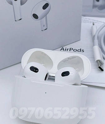 Бездротові навушники AirPods 3 Люкс Аналог 1в1 До Оригінал