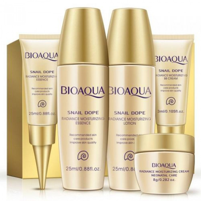 Набір мініатюр BIOAQUA Snail Dope Vip Set з муцином равлика, фото 1