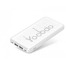 Yoobao PL12QC Lithium Polymer Quick Charge Power Bank — 12000 mAh — White