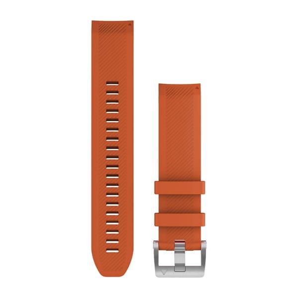 Ремінець Garmin QuickFit 22 для MARQ, помаранчевий силіконовий