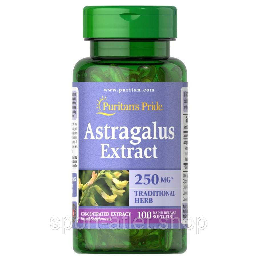 Натуральна добавка Puritan's Pride Astragalus Extract 1000 mg, 100 капсул