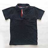Теніска поло з коротким рукавом для синя хлопчика Смайл Тайм SmileTime, Fashion, фото 2