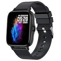 Мужские смарт часы время работы 3-14 дней гарантия 12 месяцев UWatch Смарт годинник Smart Bavaro Black, фото 3
