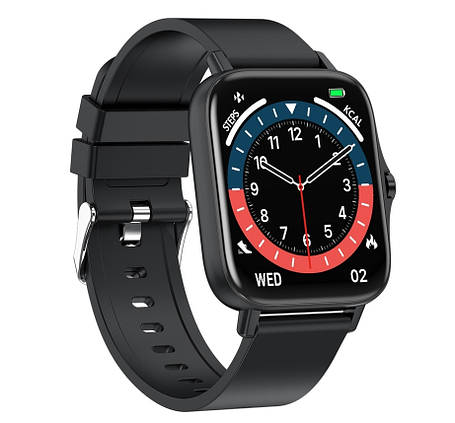 Мужские смарт часы время работы 3-14 дней гарантия 12 месяцев UWatch Смарт годинник Smart Bavaro Black, фото 1