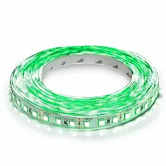 LED стрічка OEM SMD2835 120шт/м 9.6W/m IP20 12V зелений ST-12-2835-120-G-20 15100
