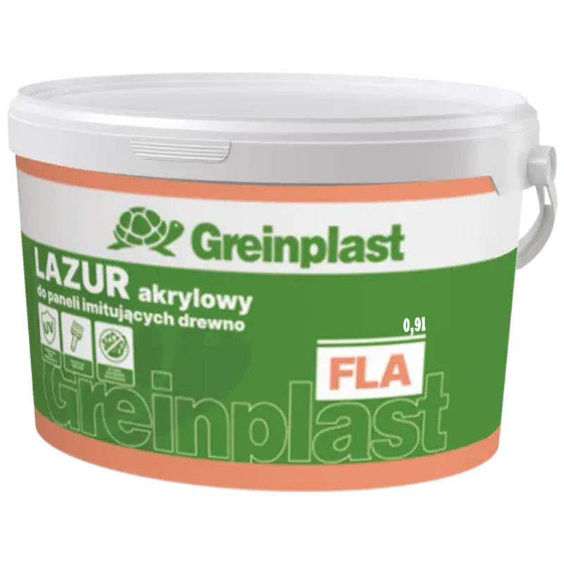 Лазур акрилова для фасадних панелей Greinplast FLА 0,9 кг. біла