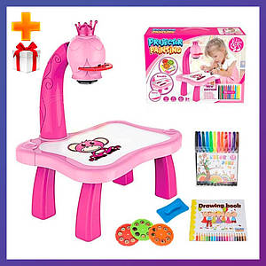 Дитячий стіл для малювання з проектором і слайдами 0018 + Подарунок