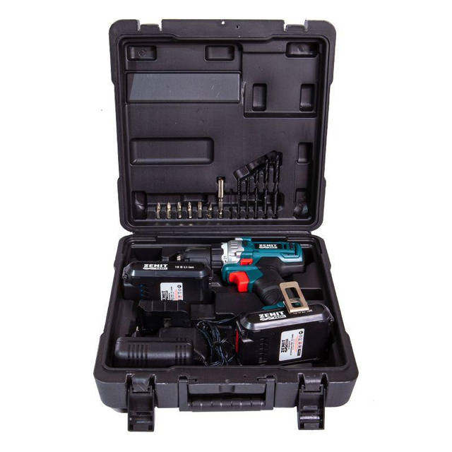 Аккумуляторный шуруповерт Зенит ЗША-18 Li профи (840549