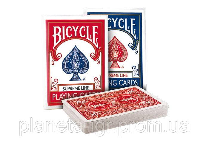 Настільна гра United States Playing Card Company Карти гральні Bicycle Supreme Line (red, blue) (PC_BSLRB)