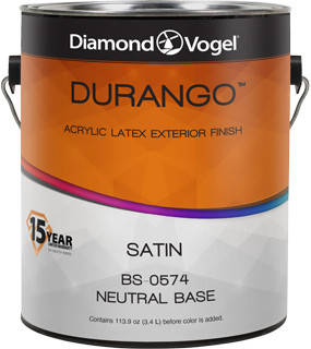 Фасадна фарба Diamond Vogel Durango Exterior Acrylic Latex Matte 3.78 л, фото 1