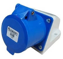Гніздо стаціонарне ГС 32A 3P+PE (124) 380V IP44 (18869) TM LUMANO