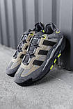 Кросівки чоловічі Adidas Niteball Grey сірі демісезонні шкіряні стильні адідас найтбол, фото 4